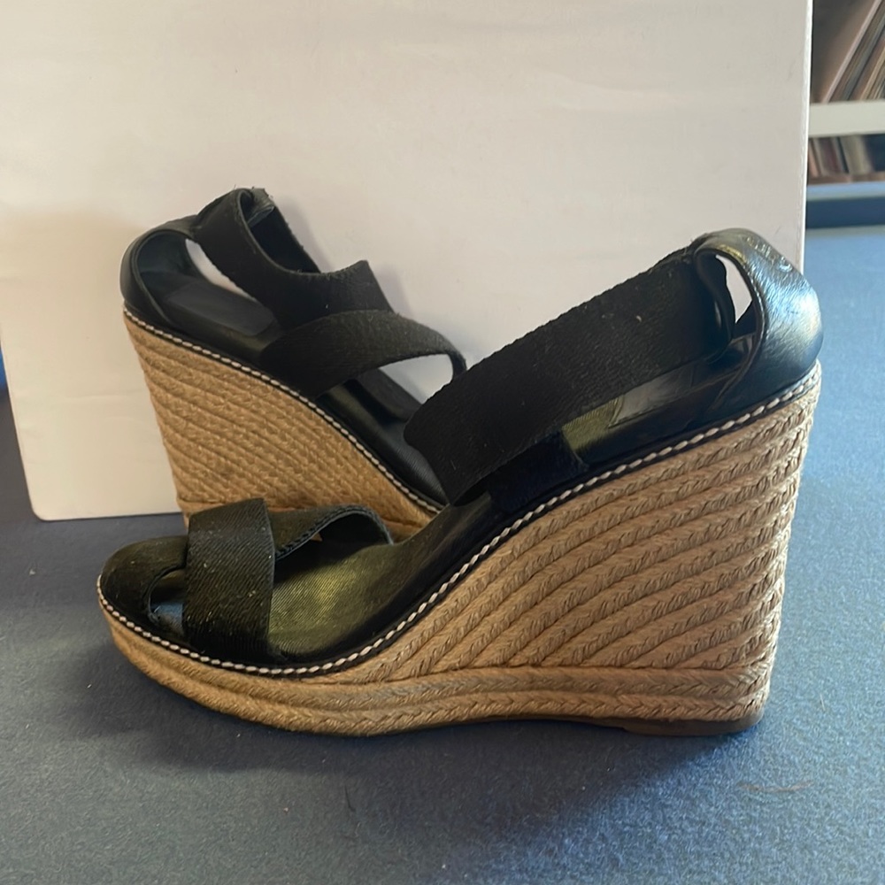 Tory Burch wedge platform sandal.